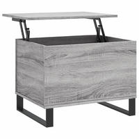 COUCHTISCH Grau Sonoma 60x44,5x45 cm Holzwerkstoff - Grau, Holzwerkstoff (44.5/60/45cm) - furnicato