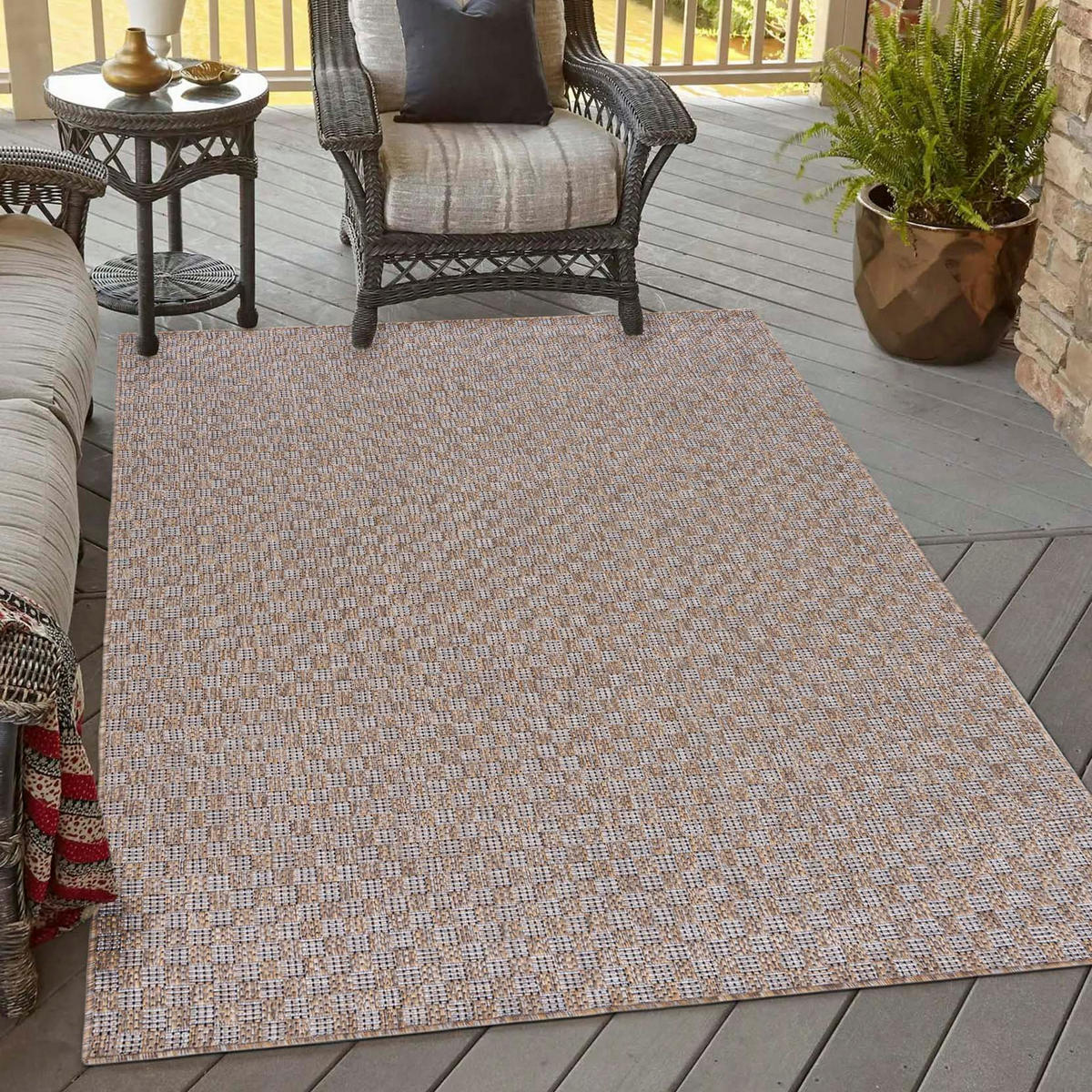 TEPPICH Braun - 240 x 330 cm - Beige/Braun, Textil (240/330cm) - Mazovia