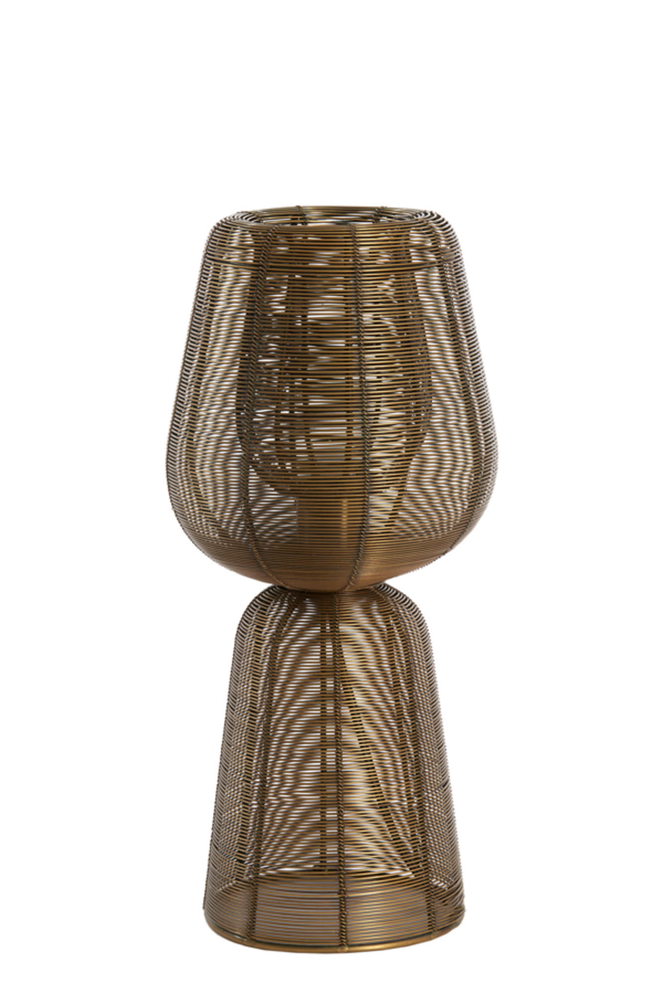 TISCHLAMPE Aboso Bronze Ø18/42 cm - Bronzefarben, Metall (18/18/42cm) - Light & Living