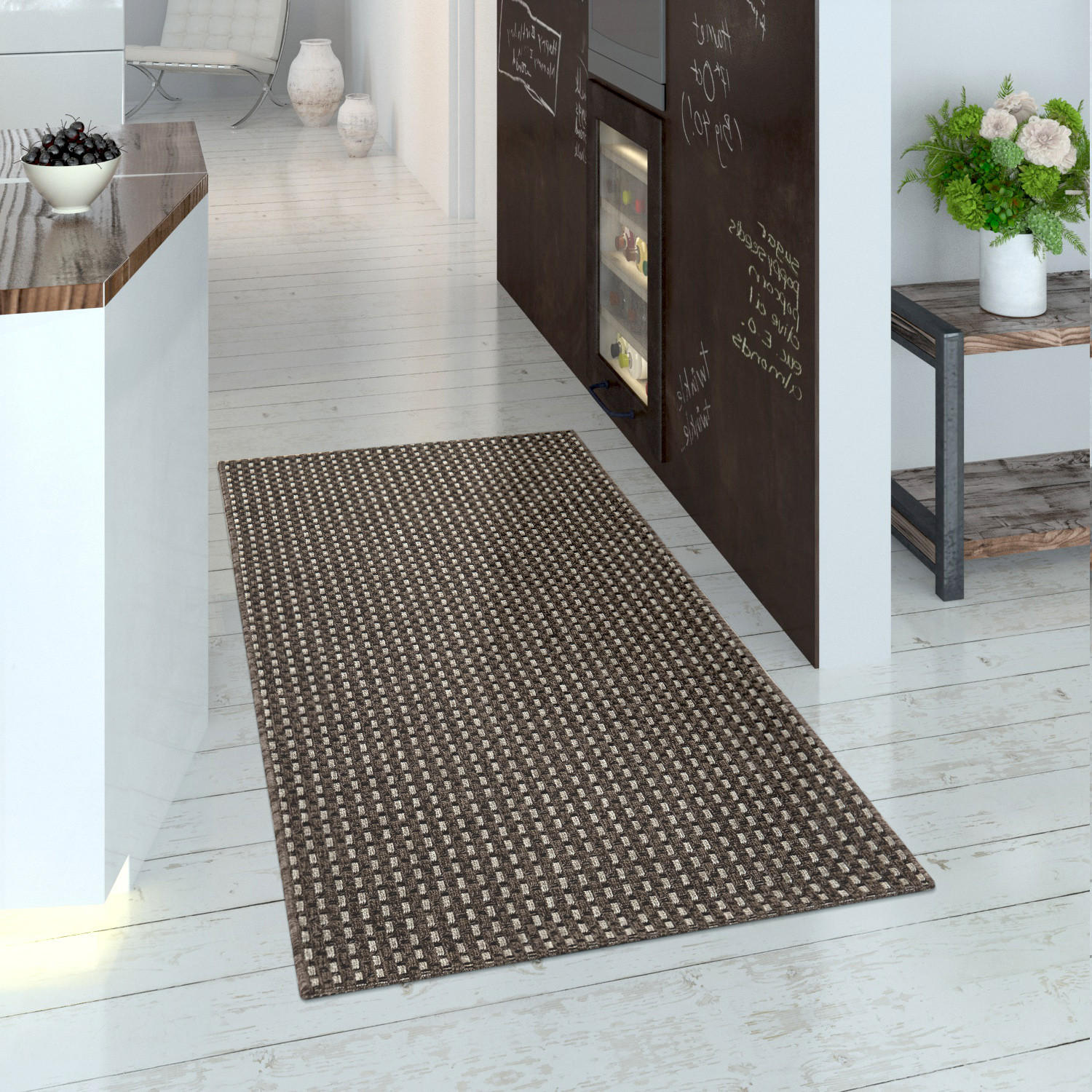 OUTDOORTEPPICH 120/170 cm Waregem 622 - Anthrazit, Textil (120/170cm) - Paco Home