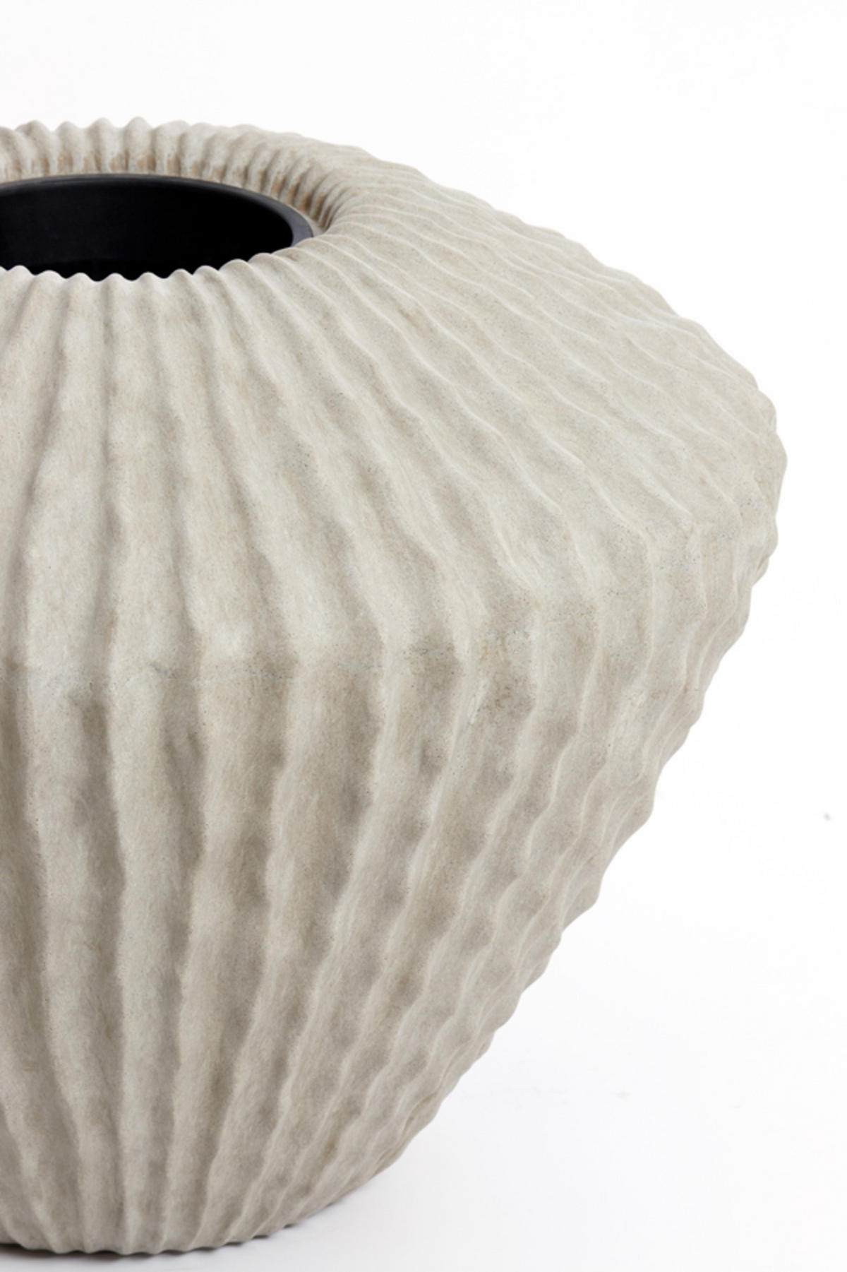 VASE Kakteen Braun Ø66/53 cm - Braun, Kunststoff (66/53cm) - Light & Living