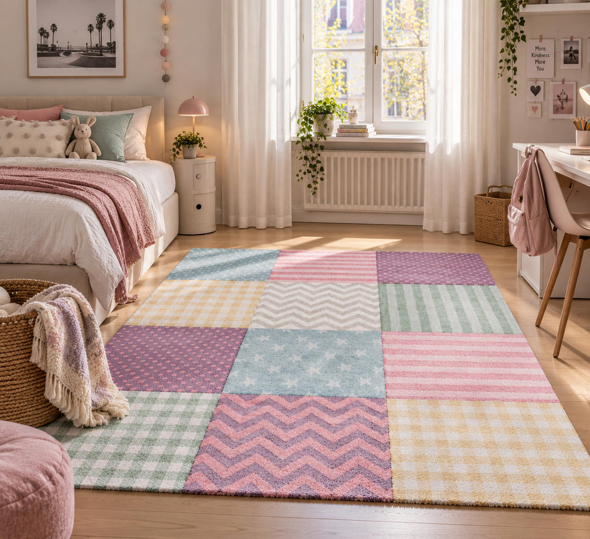 KINDER UND JUGEND TEPPICH MAUI STERNE - Multicolor, Textil (200/290cm) - Pergamon