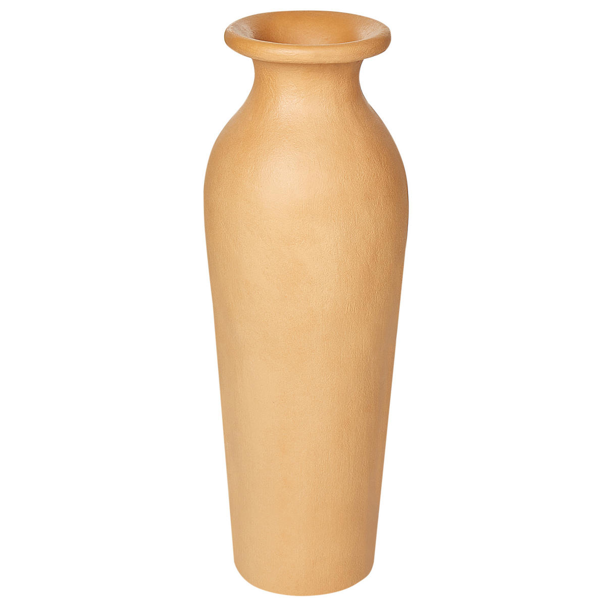 DEKOVASE Terrakotta orange Muar - Orange, Stein (60cm) - Beliani