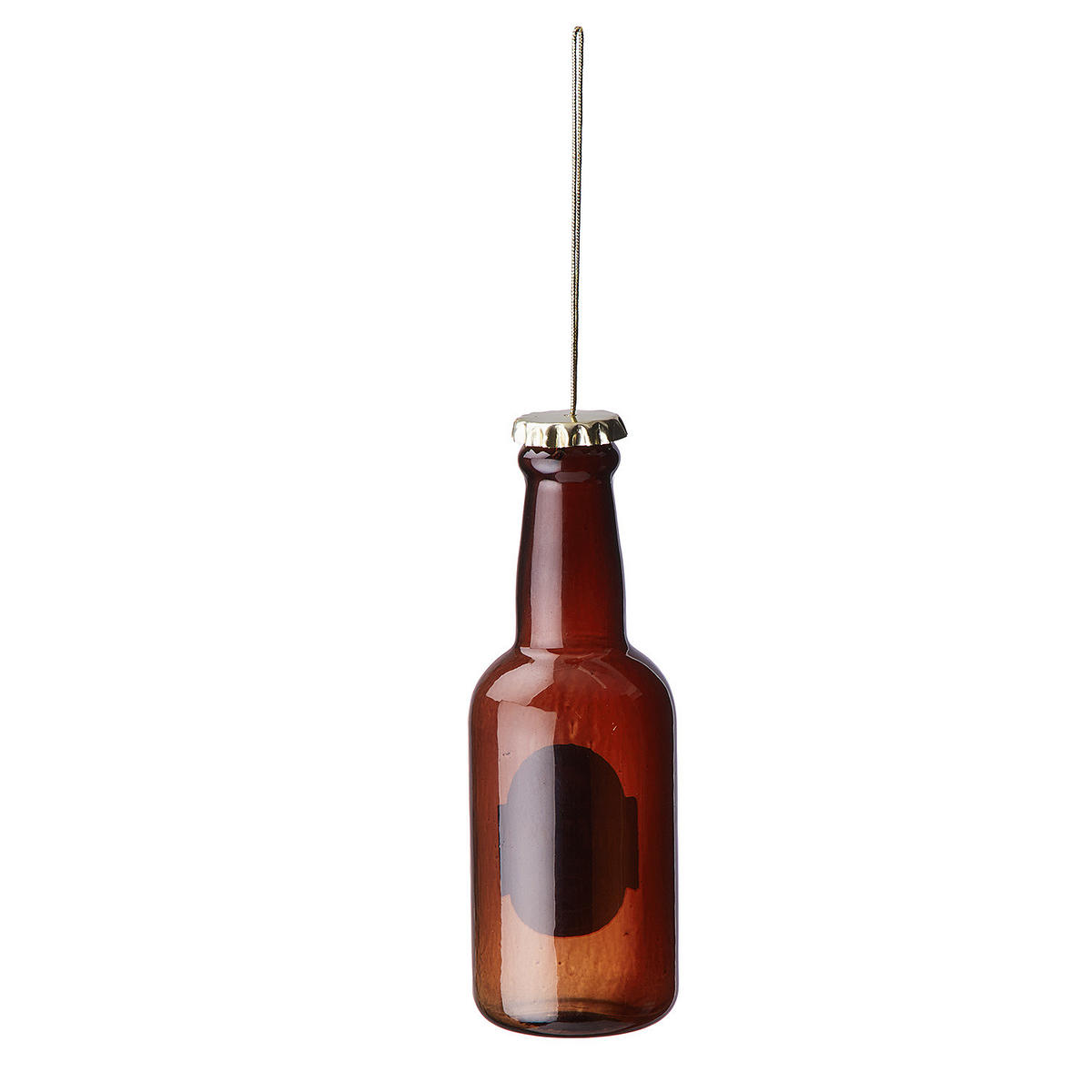 BAUMANHÄNGER Hang On Bierflasche - Braun, Glas (4.5/14/4.5cm) - Butlers