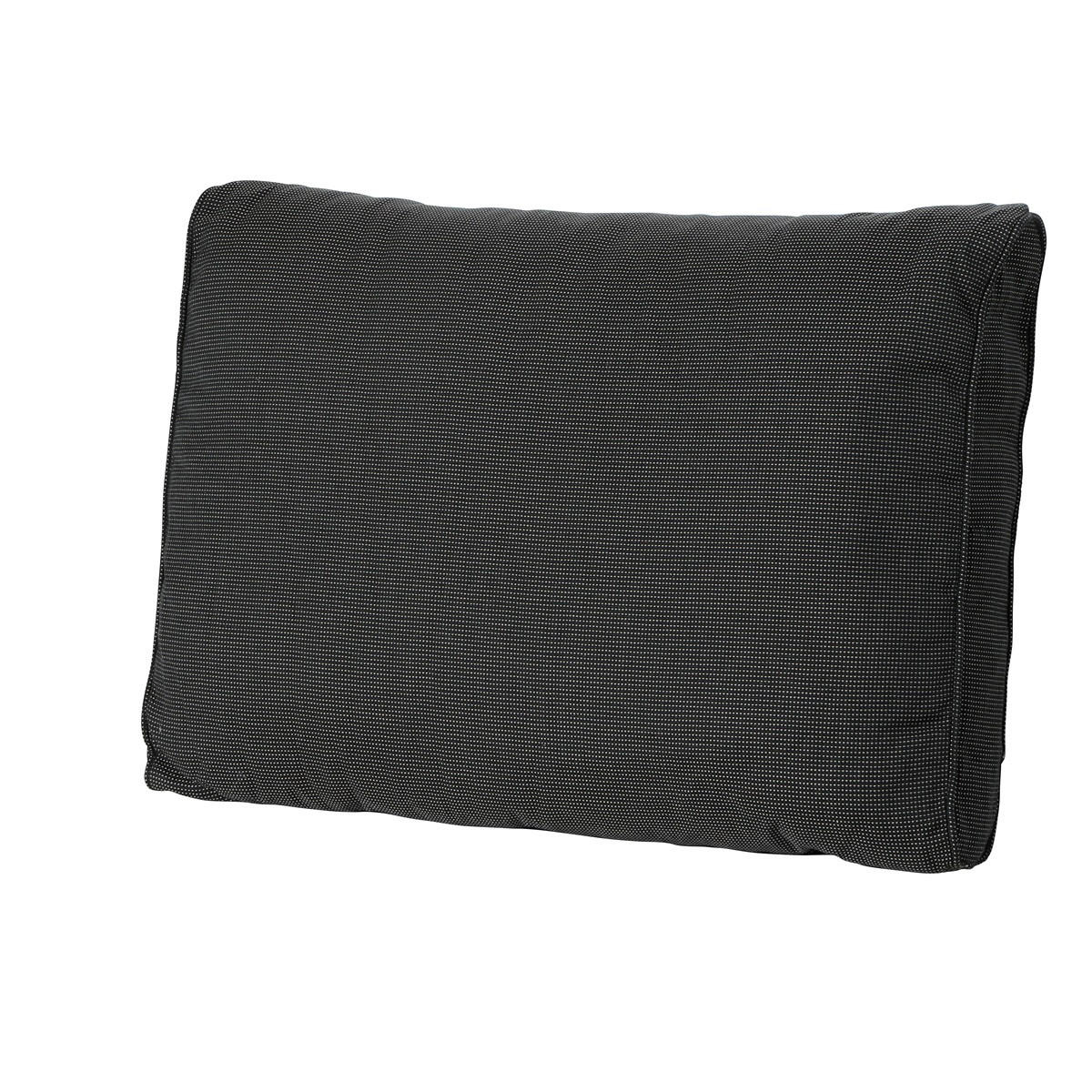 RÜCKENKISSEN Rippe 40/60 cm 2er-Set - Schwarz, Textil (60/8/40cm) - Madison