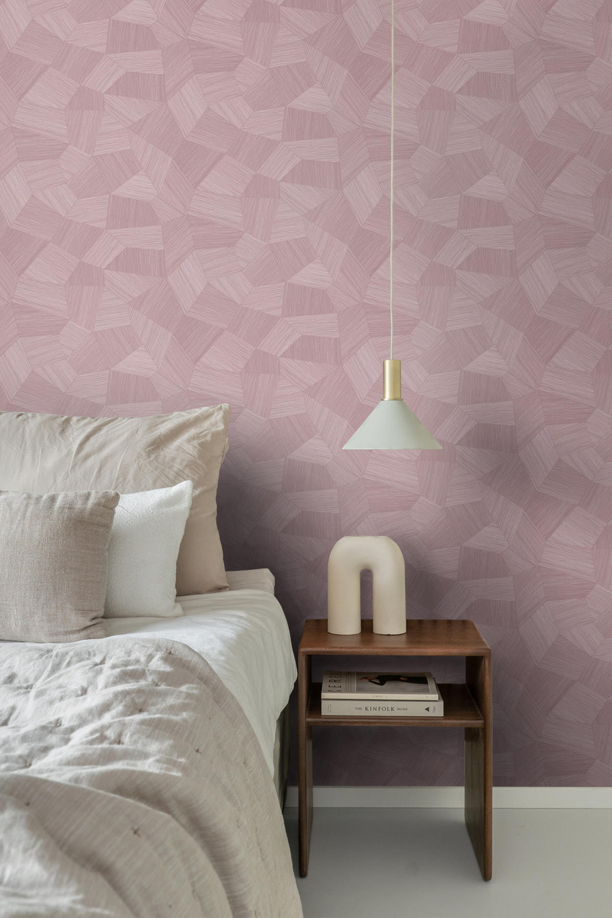 TAPETE 3D-Muster 50 x 900 cm - Lila, Papier (50/900cm) - Origin Wallcoverings