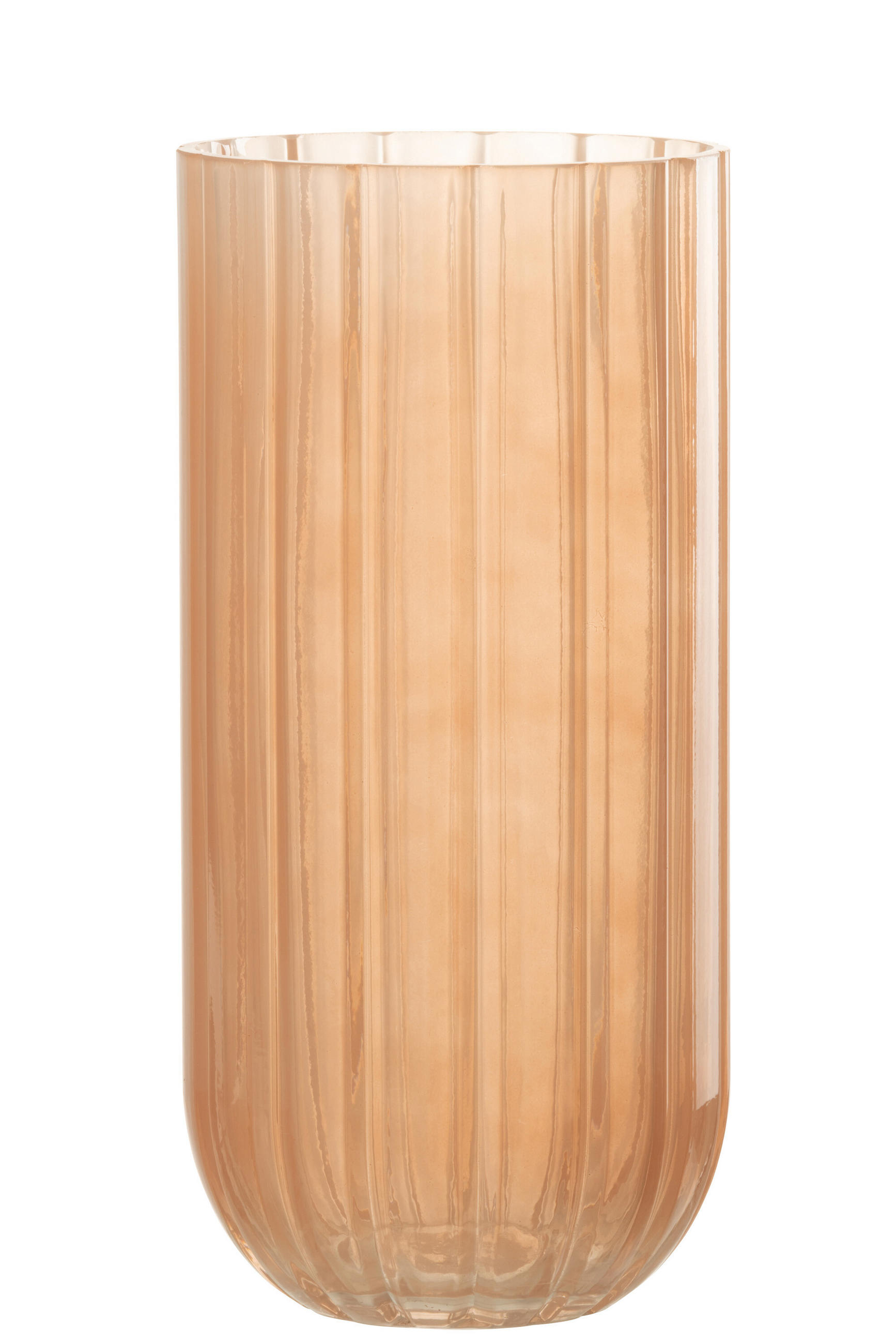 VASE YONI - Glas - Rosa - L - Ø 12 cm - Pink, Glas (12/25cm) - J-Line