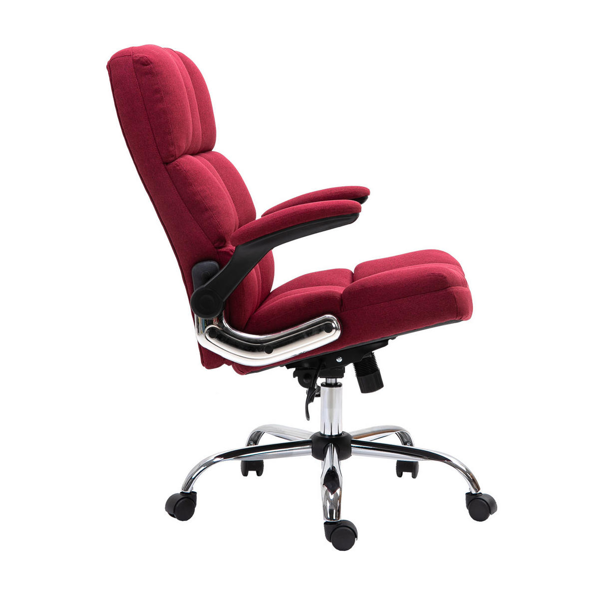 BÜROSTUHL Rot - Rot, Textil (73/120/72cm) - MCW