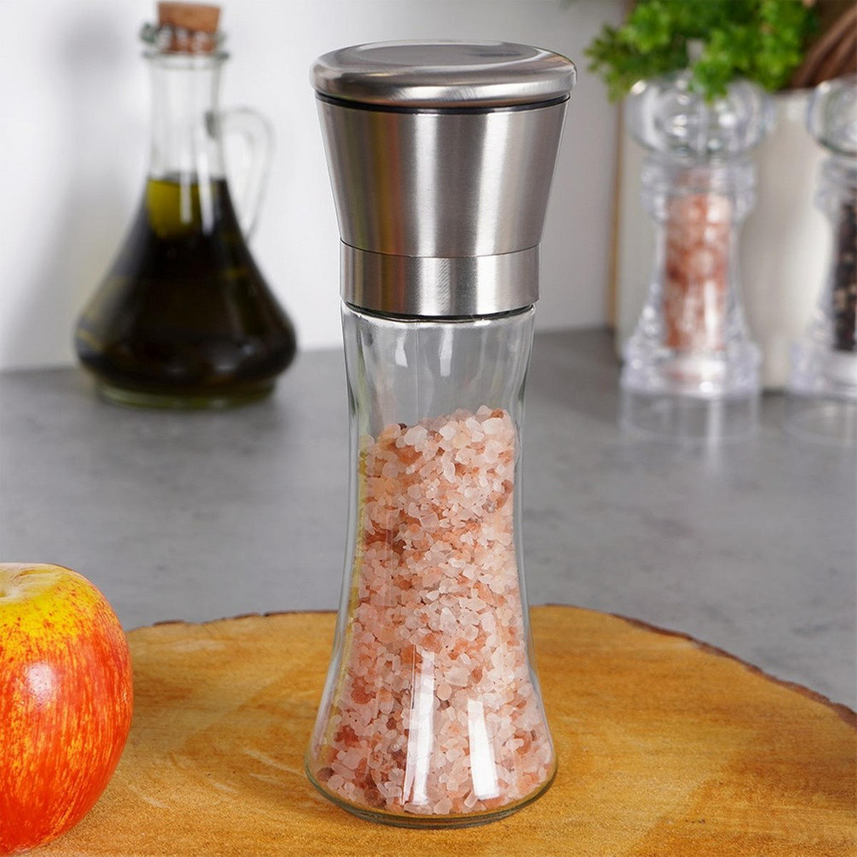PFEFFERMÜHLE Basic Silber 6.6/6/19.1 cm Glas - Silberfarben, Glas (6/19.1/6.6cm) - Mondex