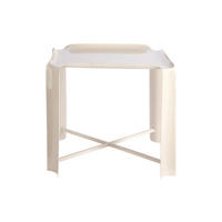 BEISTELLTISCH Cadiz square - Weiß - 41/41/41 cm - Weiß, Metall (41/41/41cm) - Leitmotiv
