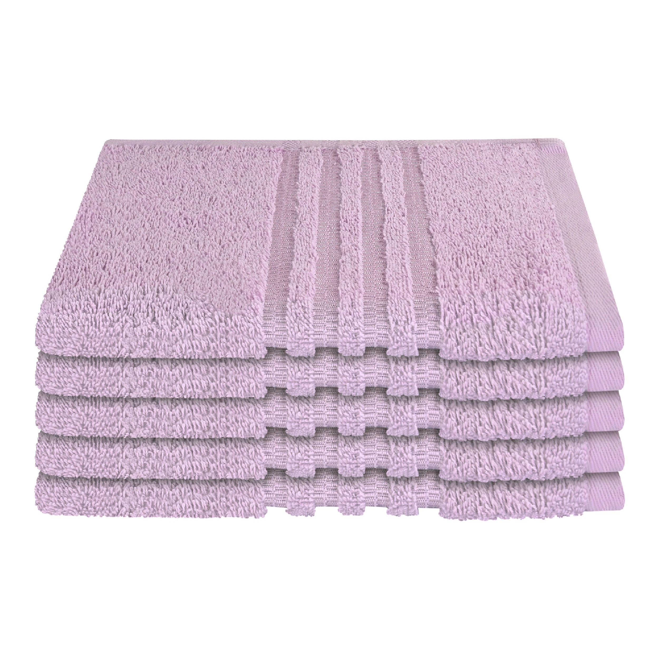 GÄSTETUCHSET Milano - 5-teilig - 30x50 cm - Rosé - Rosa, Textil (30/50cm) - SCHIESSER