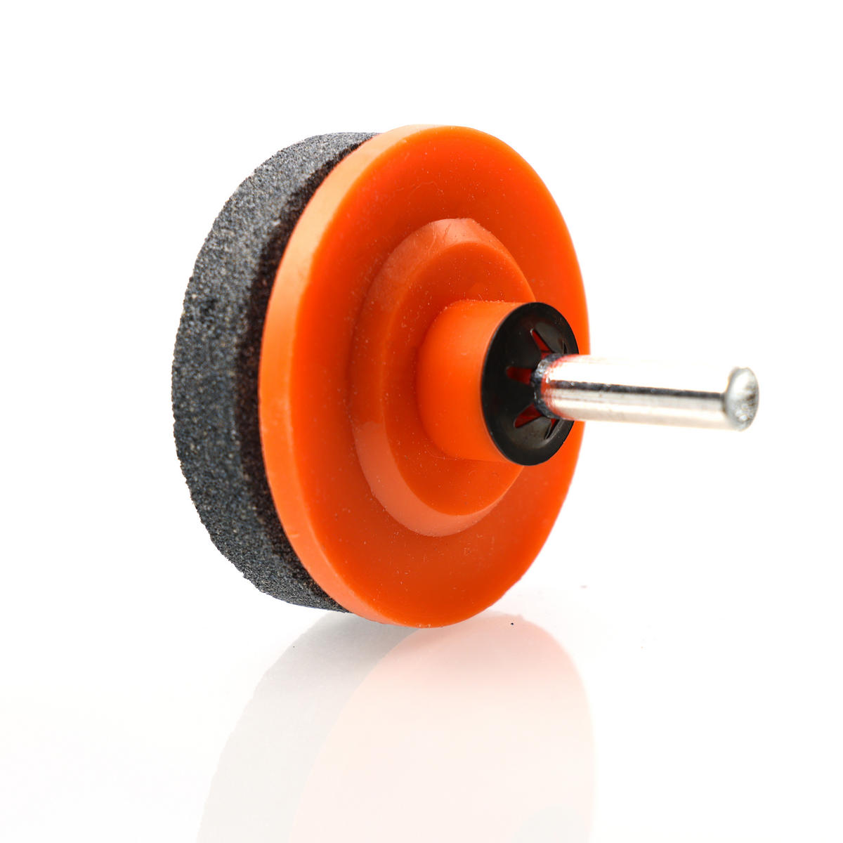 SCHLEIFSTEIN Universal - Aufsatz für Akkuschrauber, Gewinde 0,6 cm, 5 x 5 x 5,5 cm, Edelstahl ABS - Multicolor, Kunststoff/Metall (10/10/10cm)