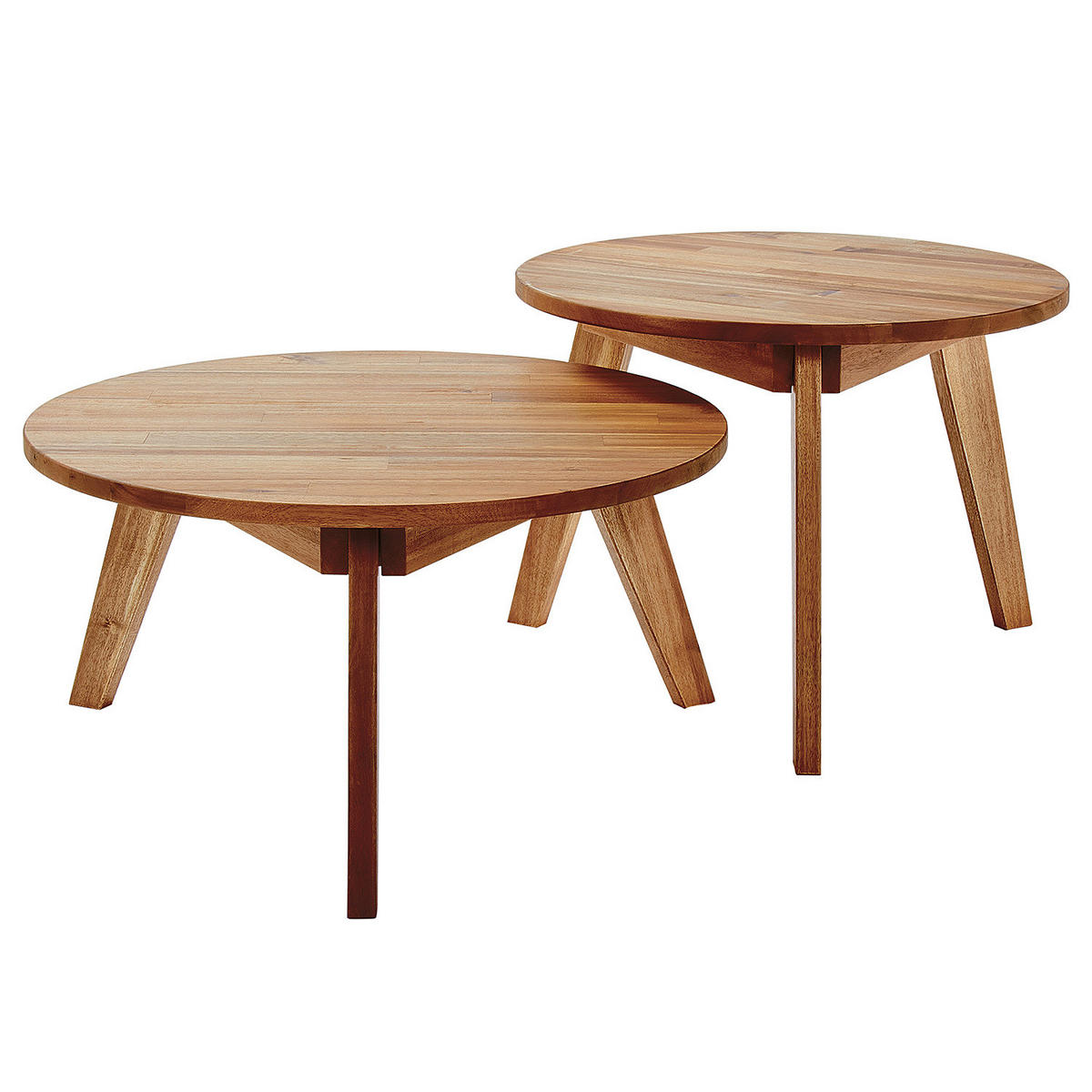 BEISTELLTISCH Rope Island - Braun, Holz (50/50/38cm) - BUTLERS