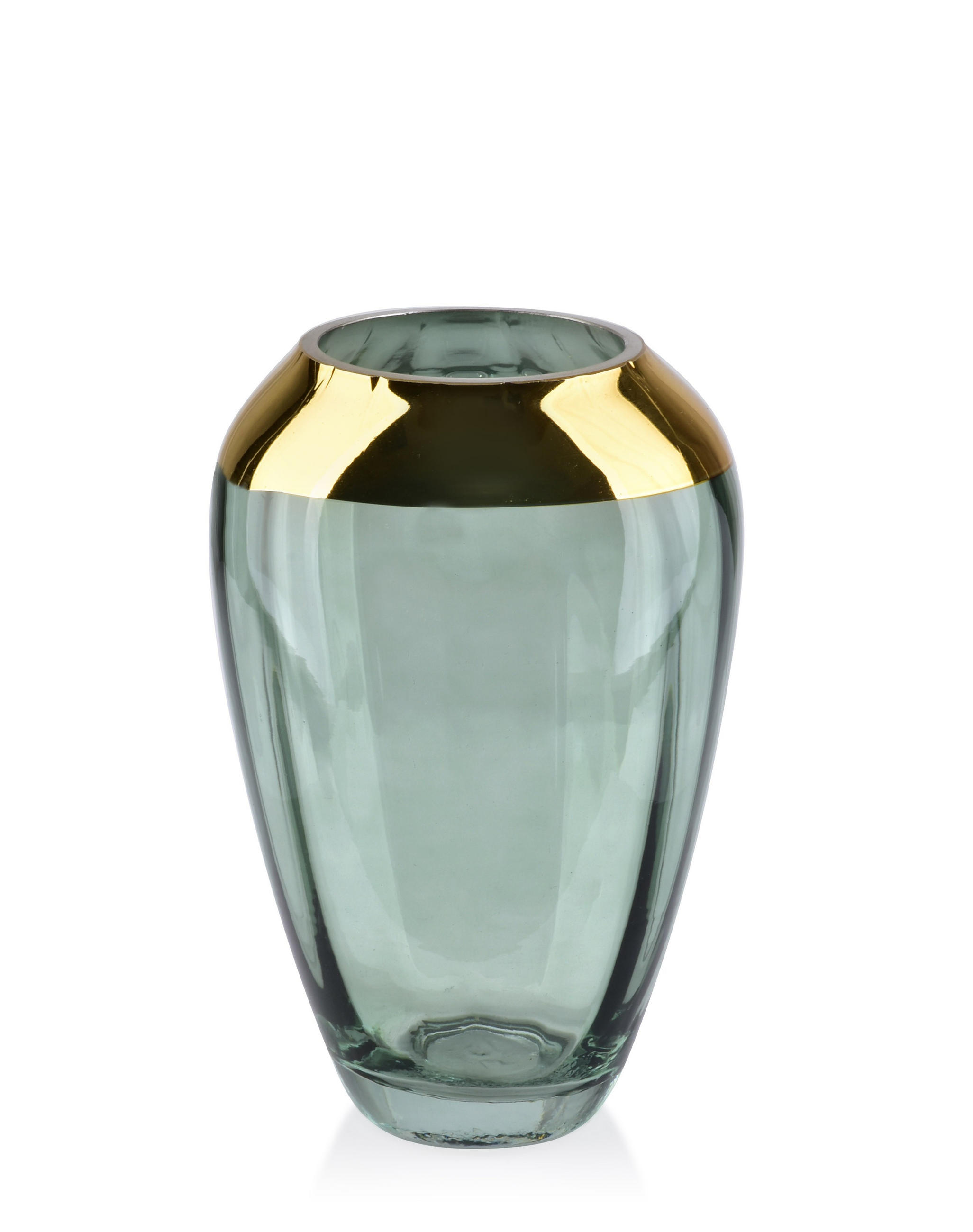 VASE Serenite Grün 14.5/14.5/21 cm Glas - Grün, Glas (21cm) - Mondex