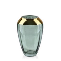 VASE Serenite Grün 14.5/14.5/21 cm Glas - Grün, Glas (21cm) - Mondex