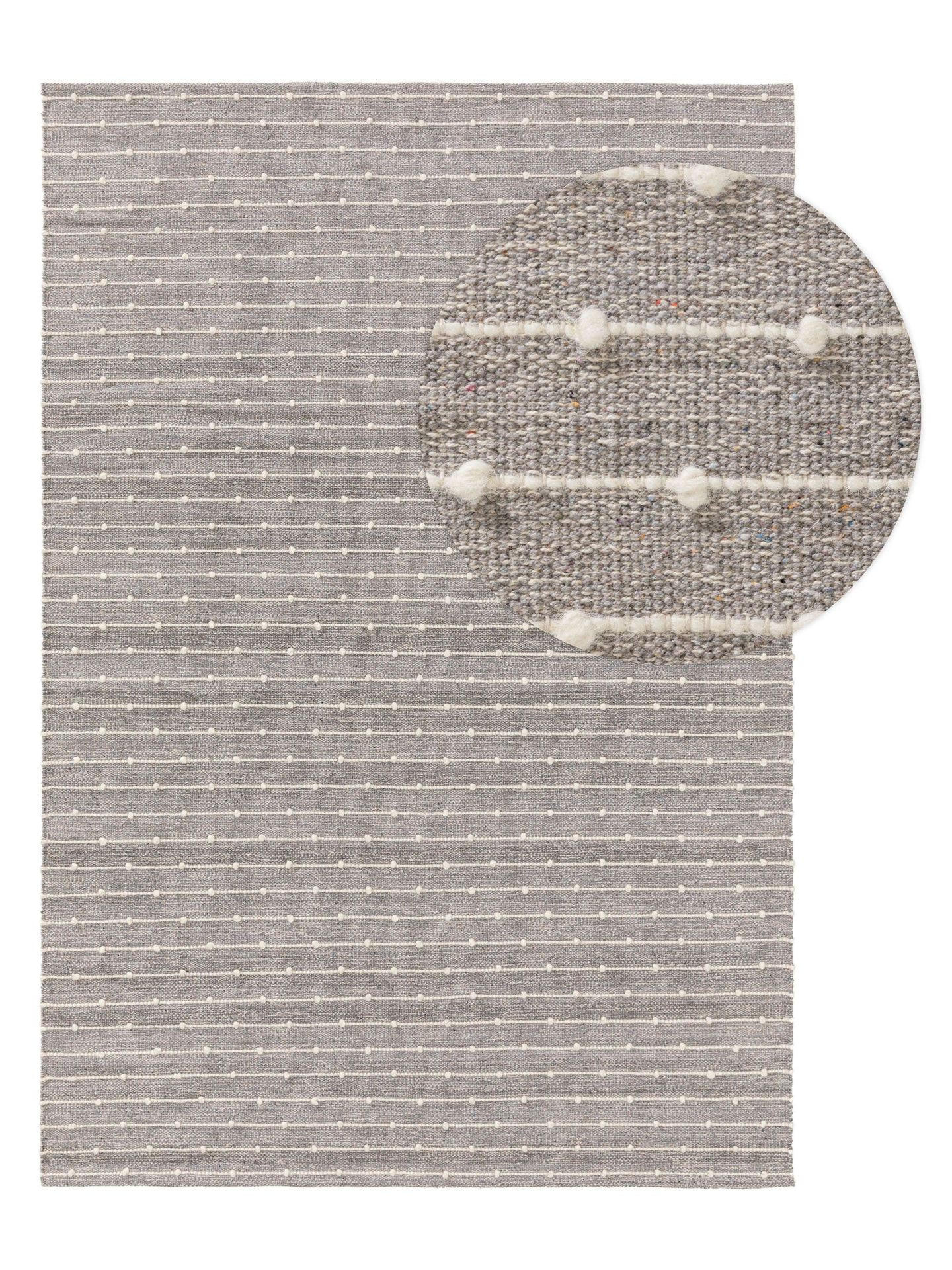 KINDERTEPPICH Lupo Grau 160x230 cm - Grau, Textil (160/1cm) - KUNSTLOFT