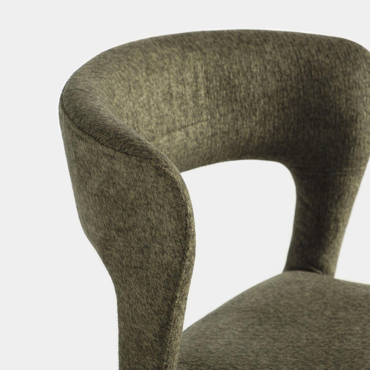 ESSZIMMERSTUHL Revan Grün 53 cm x 77 cm 4er-Set - Grün, Textil (53/77/57cm) - Klast Home