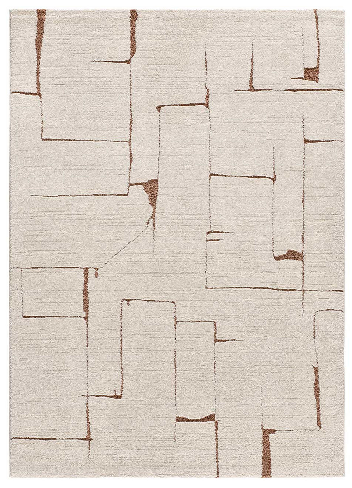 WEBTEPPICH im skandinavischen Stil Creme Candela 200/290 cm - Creme, Naturmaterialien/Textil (200/290cm) - Atticgo
