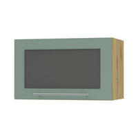 KLAPPHÄNGESCHRANK Kvantum W4BS/60 Mint Matt / Eiche Artisan Matt 60 / 32,5 / 36cm - Eiche Artisan/Mintgrün, Holz/Holzwerkstoff (60/36/32.5cm) - Feldmann-Wohnen