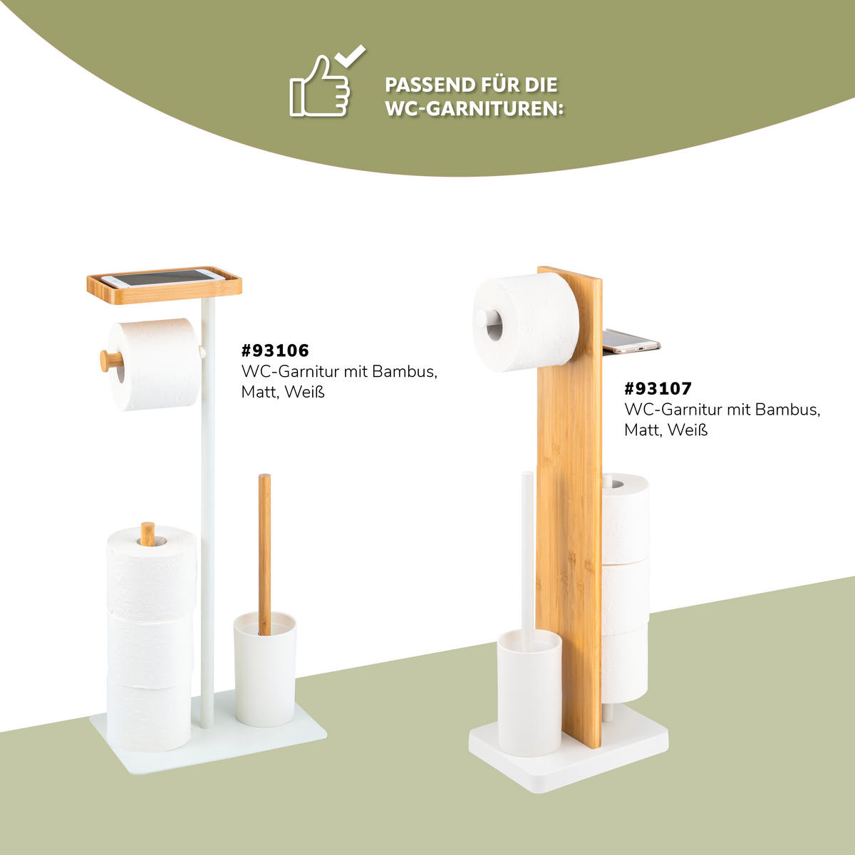 ERSATZ-BÜRSTENKÖPFE (2er Set), Kunststoff, schwarz - Weiß, Kunststoff (8/10cm) - eluno