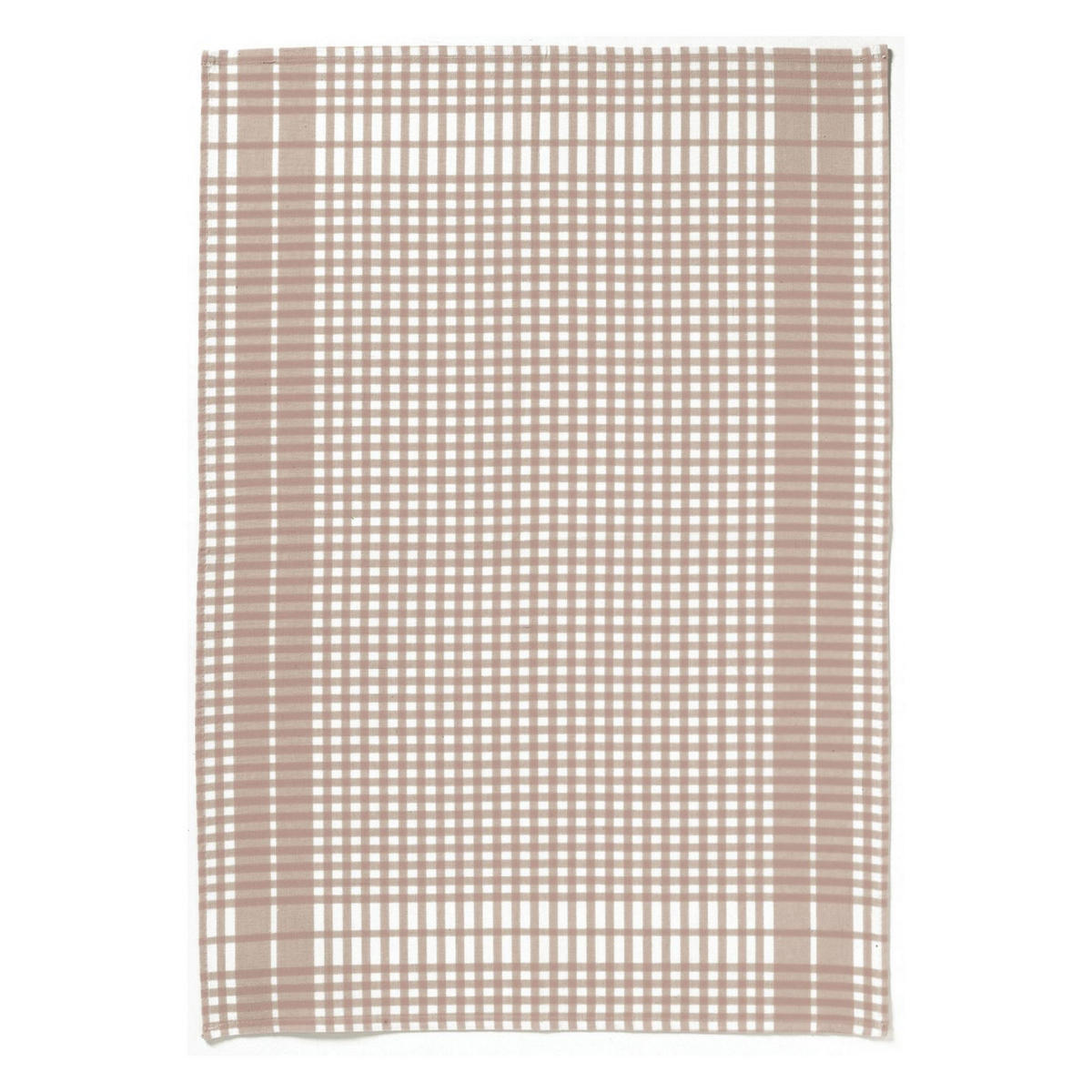 GESCHIRRTUCH Petits Carreaux taupe 50 x 70 cm - Beige, Textil (70/50cm) - Winkler