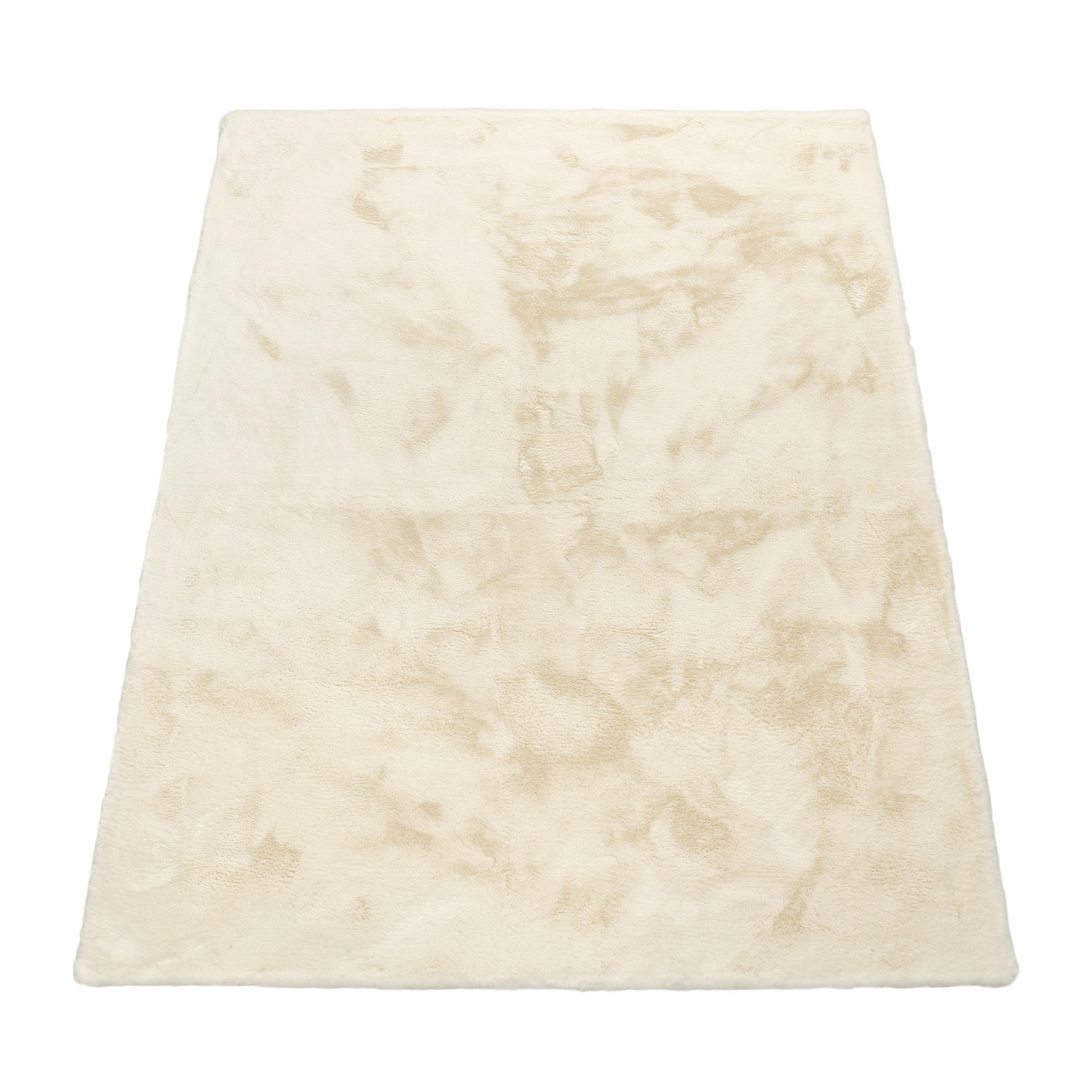 Paco Home Hochflorteppich Creme 60x100 cm
