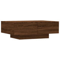 COUCHTISCH Braun Eichen-Optik 90x60x31 cm Holzwerkstoff - Dunkelbraun, Holzwerkstoff (60/90/31cm) - furnicato