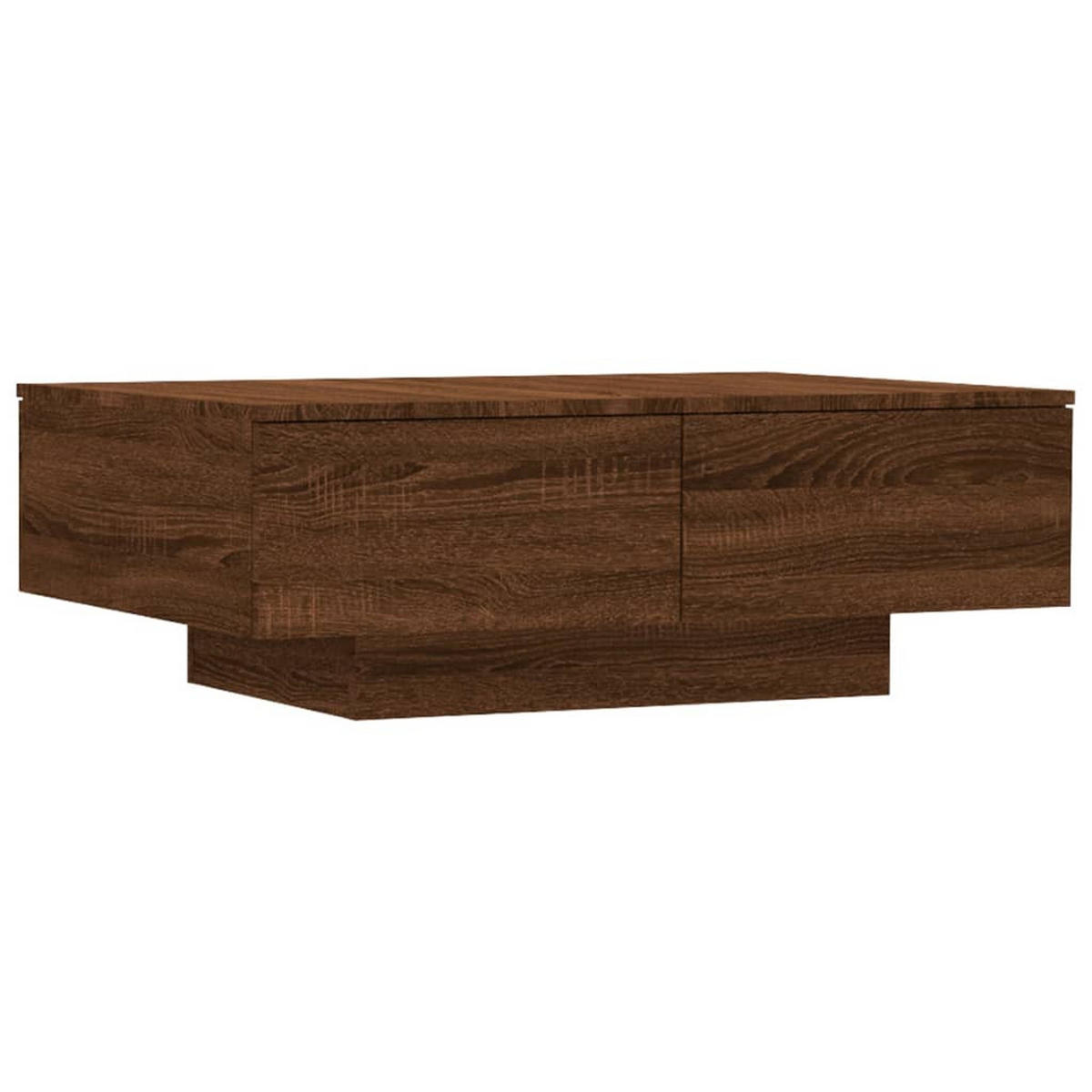 COUCHTISCH Braun Eichen-Optik 90x60x31 cm Holzwerkstoff - Dunkelbraun, Holzwerkstoff (60/90/31cm) - furnicato
