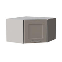 ECKHÄNGESCHRANK Oslo W10/60/36 Grau / Kaschmir Matt 60 / 60 / 36cm - Kaschmir/Grau, Holz/Holzwerkstoff (60/36/60cm) - Feldmann-Wohnen