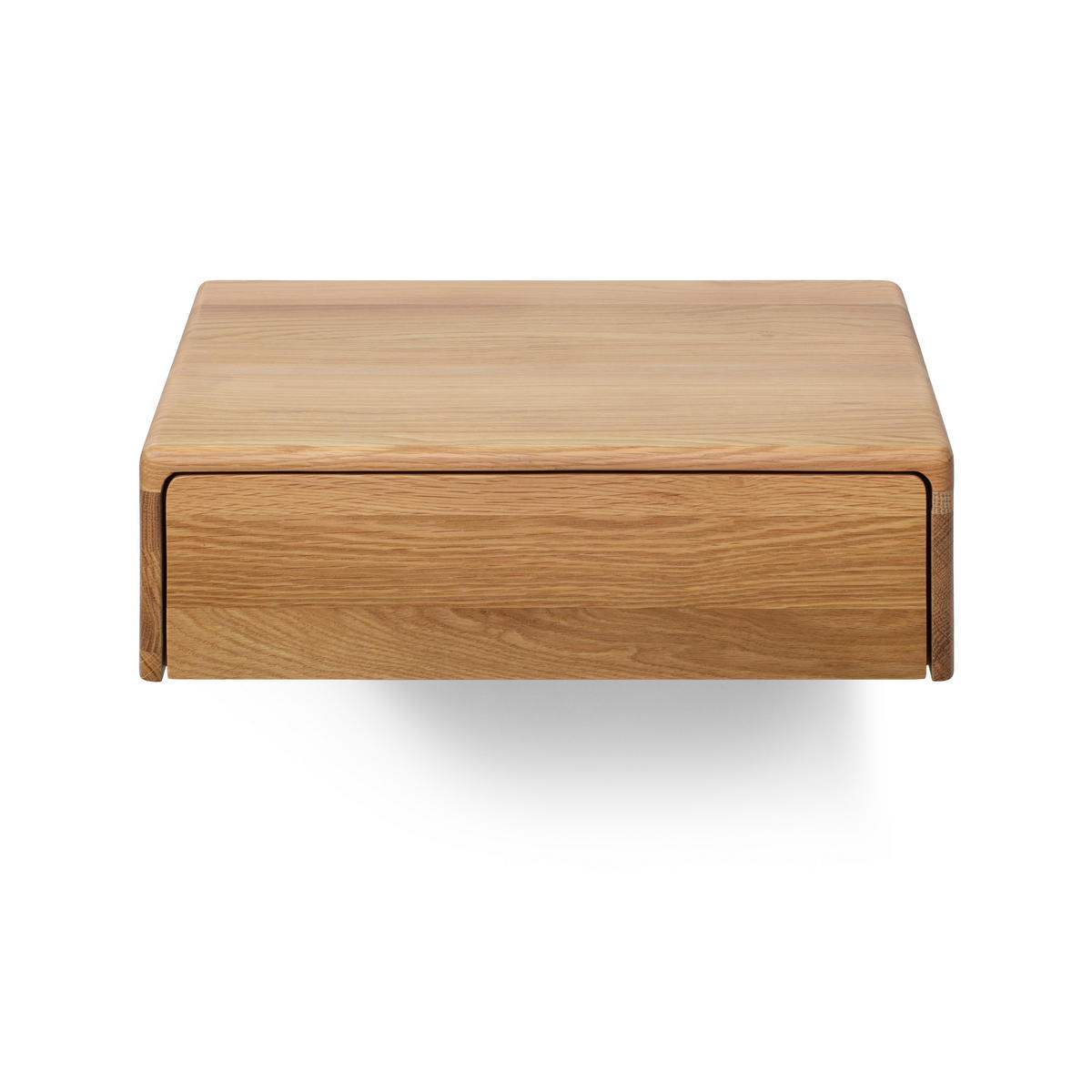 NACHTTISCH Frank, Eiche, 30/40/12 cm - Beige, Holz (40/12/30cm) - WOODEK