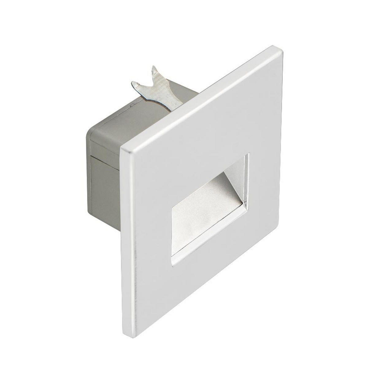 LED-EINBAULEUCHTE Box Aluminium - Alufarben, Metall (8/8/8cm) - s.luce