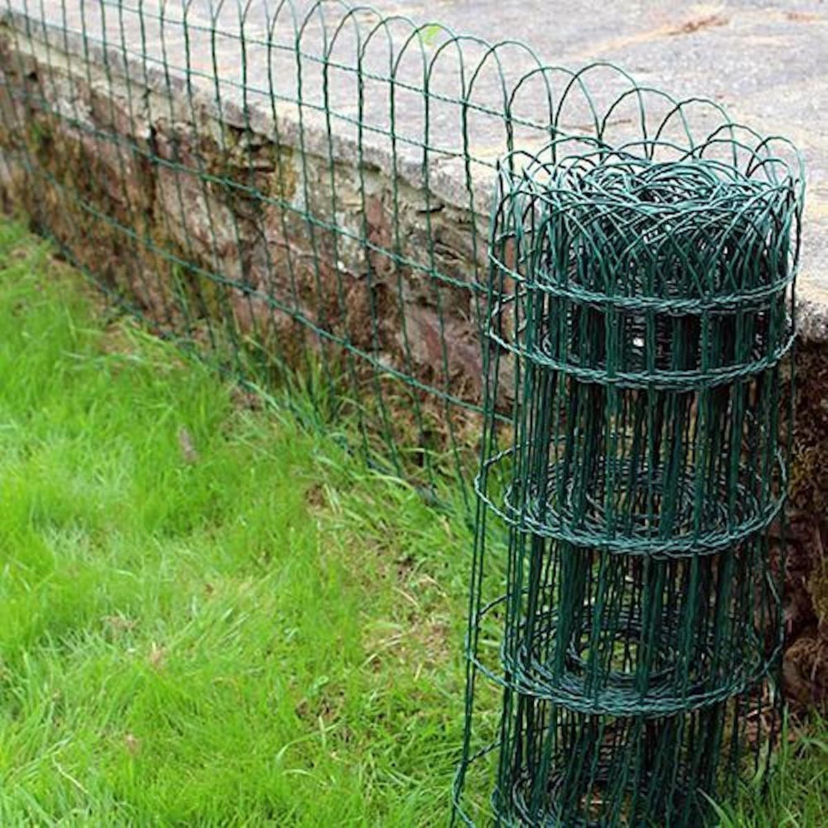 DRAHTZAUN, Drahtnetz Gardenet 65cm, L-25m, PVC, dekorativ - Schwarz, Kunststoff (250/2cm) - PROREGAL