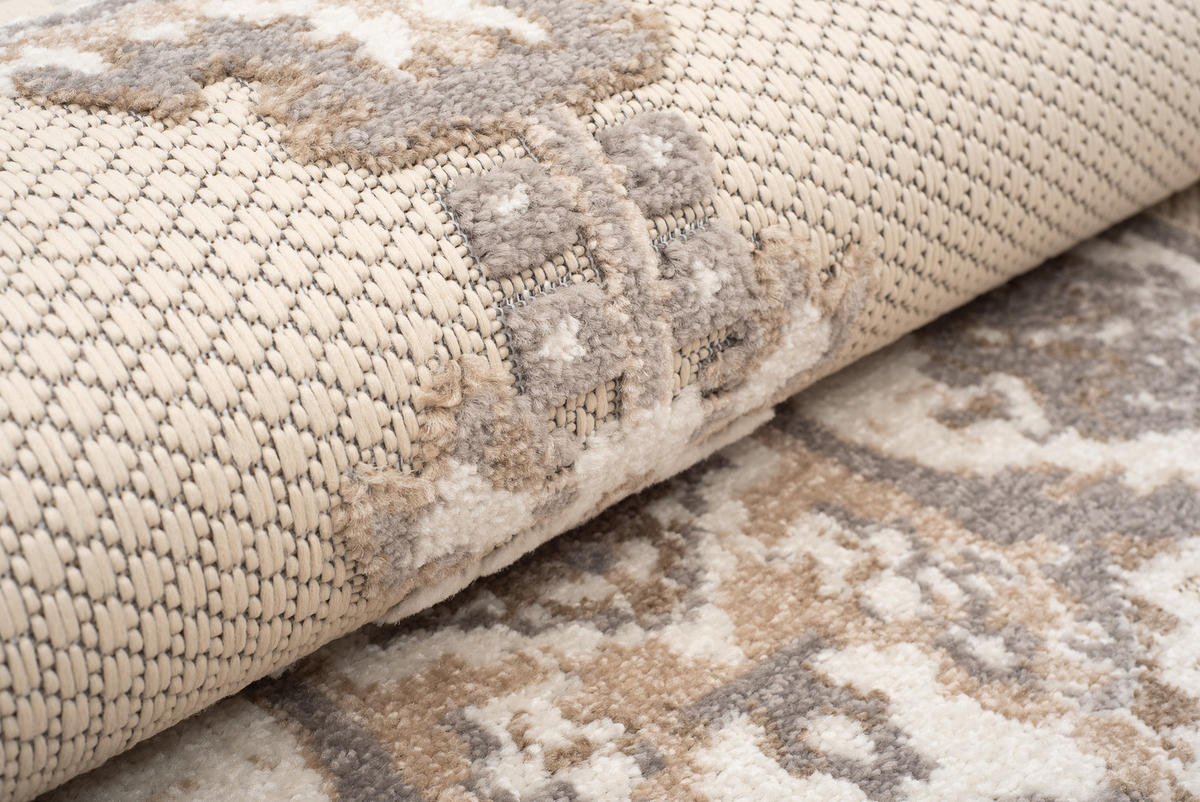 TEPPICH PATIO Creme 160/220 cm - Creme, Kunststoff (160/220cm) - Tapiso