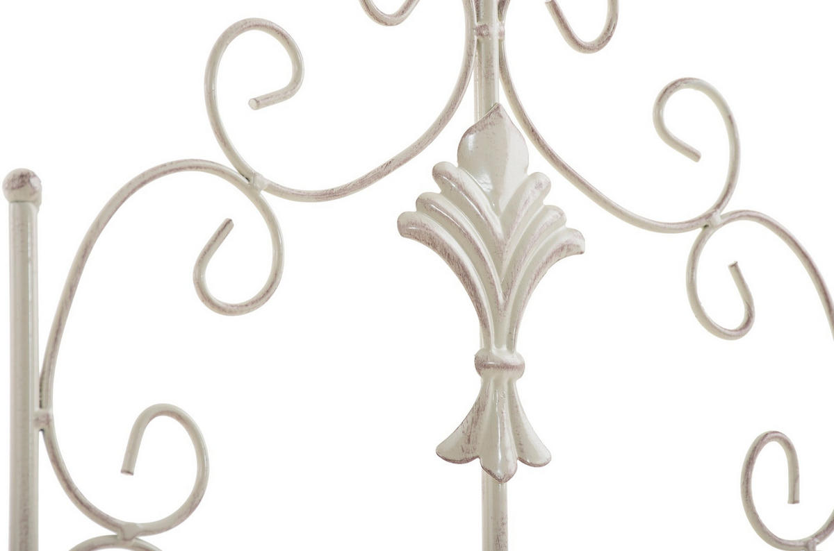 RANKGITTER Burg - 2er Set antik-creme - Naturfarben, Metall (35/122/7cm) - TPFLiving