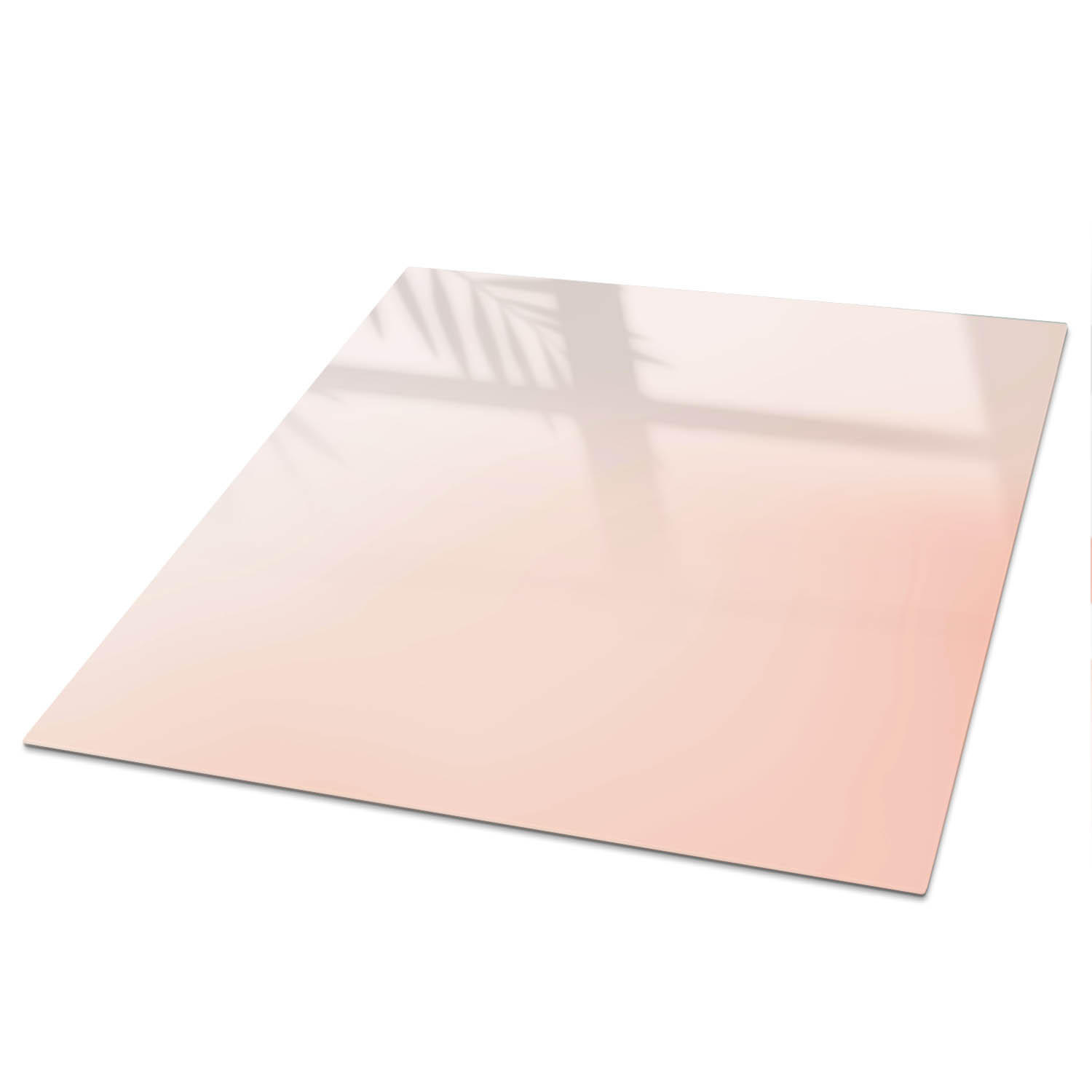 TISCHPLATTE 50x50 cm – Subtile Harmonie - Braun, Glas (50/50/0.4cm) - Wallfluent