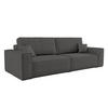 SCHLAFSOFA BEST mit Bettkasten Stoff Quelle Graphit - Graphitfarben, Holz/Textil (246/83/98cm) - Kaiser Möbel