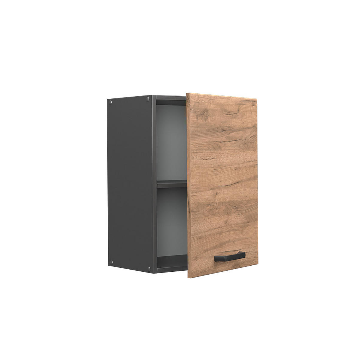 HÄNGESCHRANK R-Line Goldkraft Eiche 45 cm - Honigeiche/Anthrazit, Holzwerkstoff (45/60/31cm) - Vicco