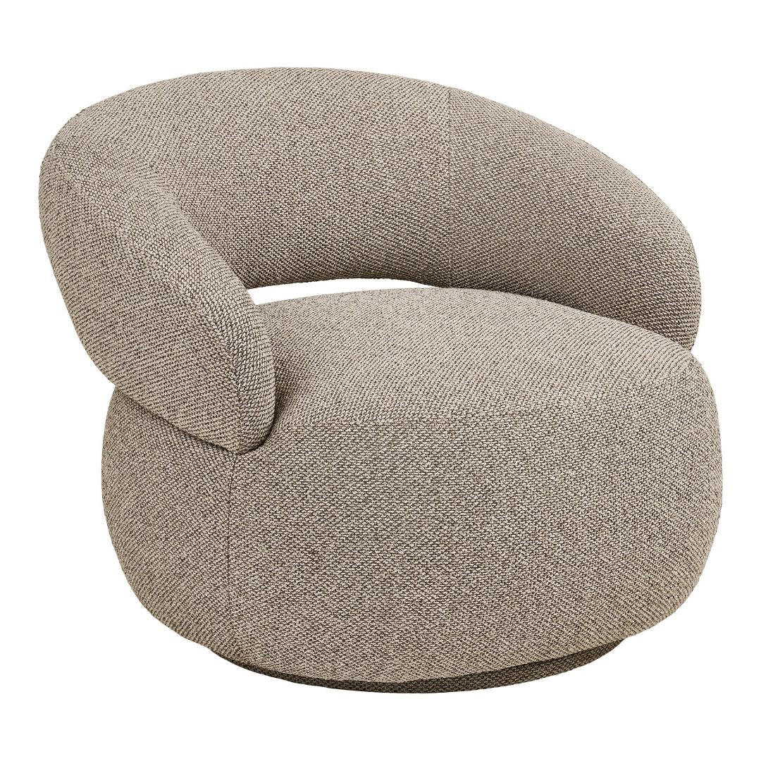 SESSEL, Alma, Sandfarben, Polyester, 83 x 88 x 72 cm - Sandfarben, Textil (83/72/88cm) - ebuy24