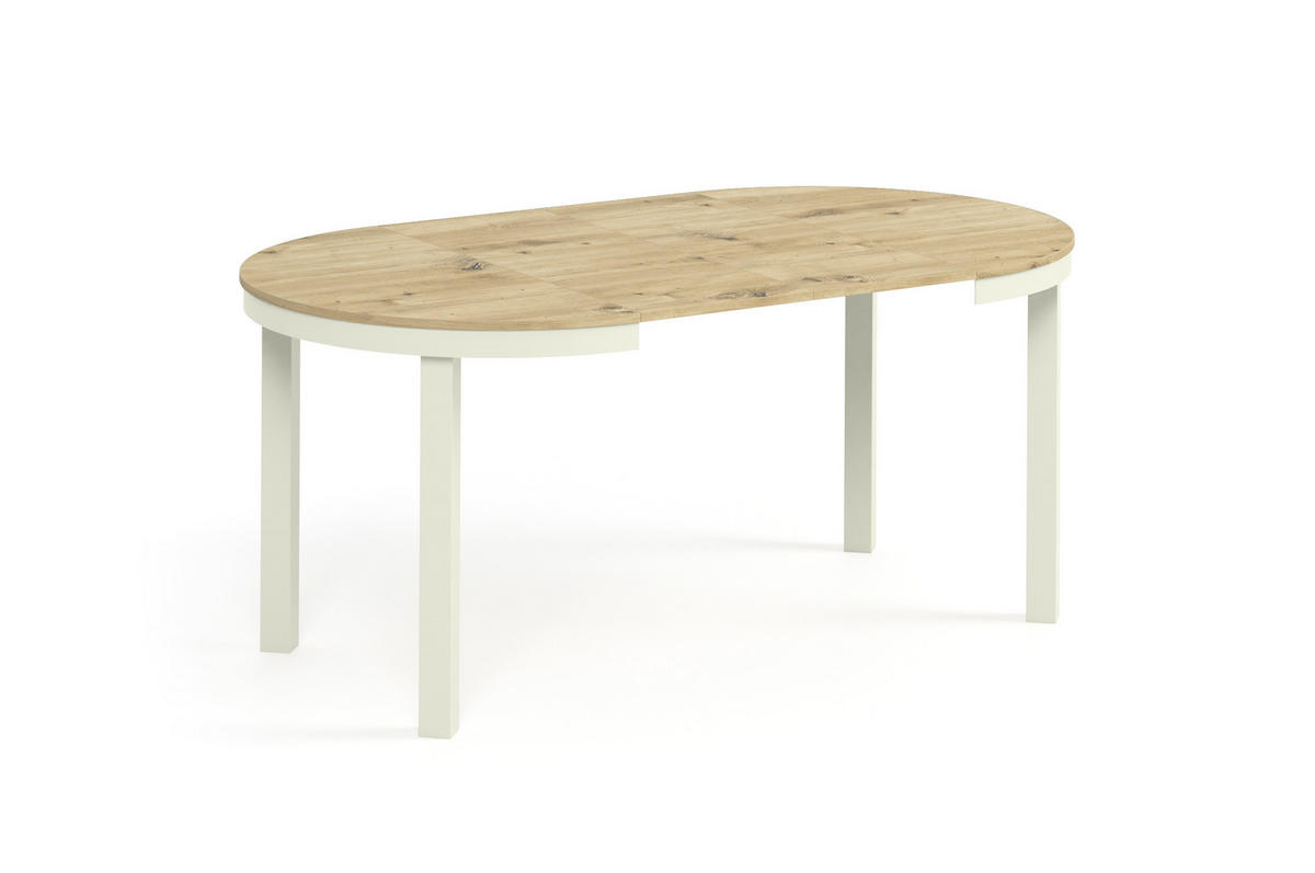 ESSTISCH BERNARDIN - Kaschmir/Beige, Holzwerkstoff/Metall (100/100/76cm) - Meblini