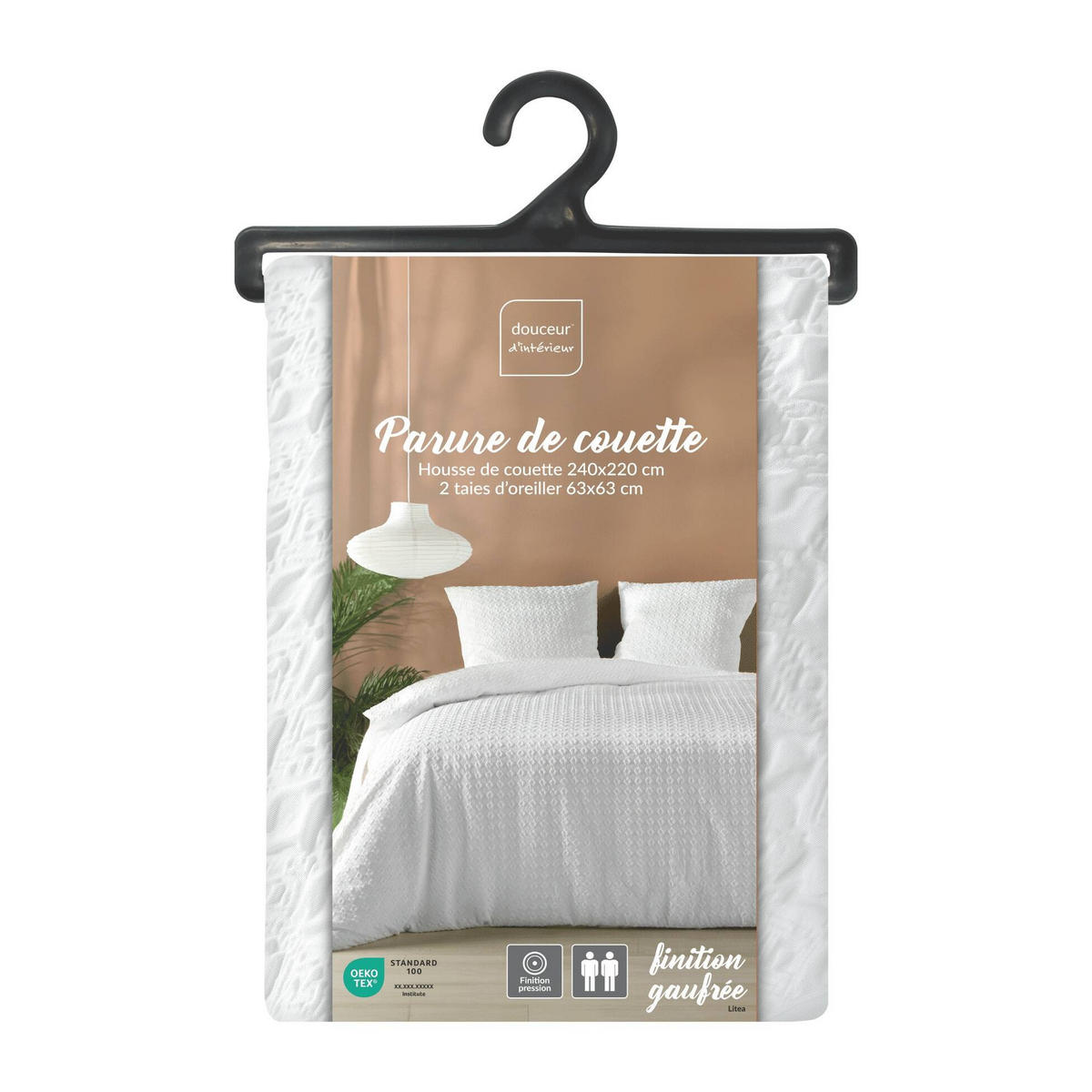 BETTWÄSCHE Litea 240/220 cm - Weiß, Textil (220/240cm) - Douceur d´intérieur