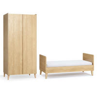 BABYZIMMER 2-teilig Muve Holz - Braun, Holzwerkstoff (143/90/75cm) - Petits-meubles