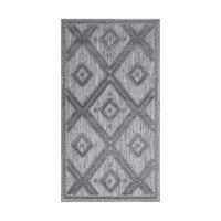 OUTDOOR-TEPPICH Santorini 454 Anthrazit 80x150 cm - Anthrazit, Textil (80/150cm) - carpet city
