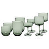 KOMPLETT-GLÄSER-SET Like Glass Sage 8er Set - Grün, Glas - like.Villeroy & Boch