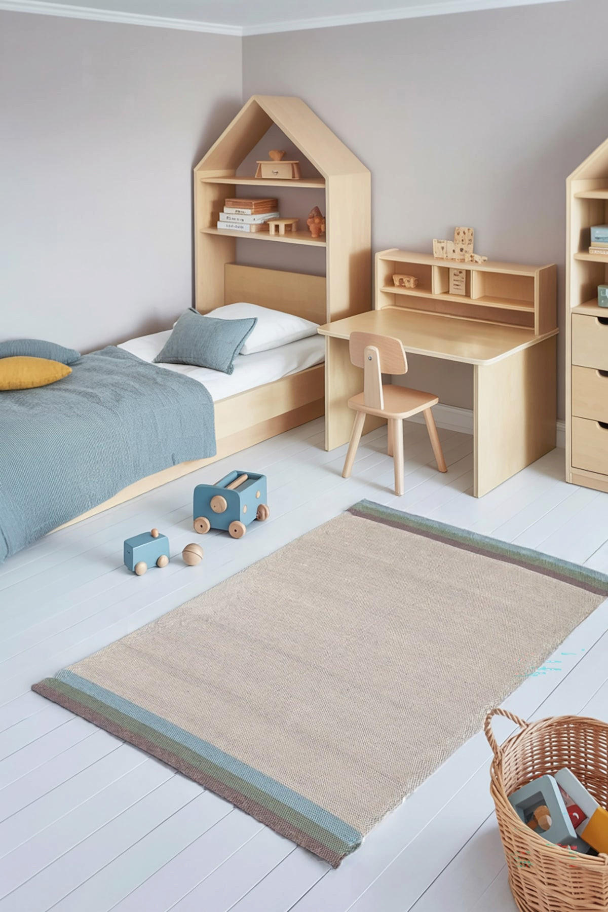 TEPPICH aus recycelter Baumwolle handgewebt beige - Beige, Naturmaterialien (160/230cm) - AFK Living