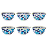 SCHALEN 6er-Set Ornaments 520 ml - Gelb, Keramik (14/14/7cm) - Butlers