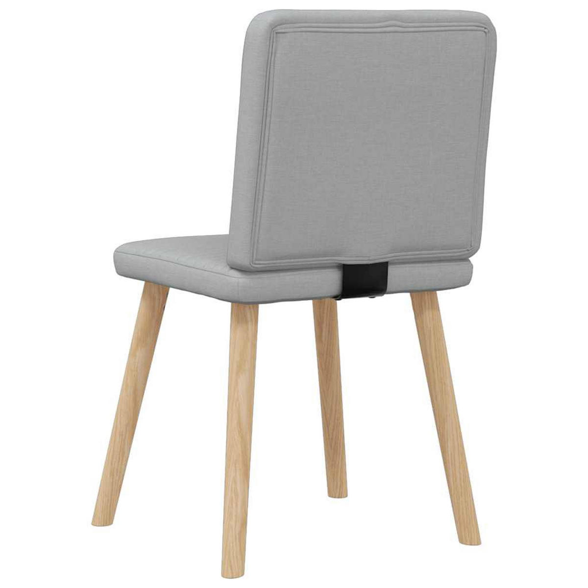 ESSZIMMERSTÜHLE 2 Stk. Hellgrau Stoff 45*54*86cm - Grau, Metall (45/86/54cm) - ZMH