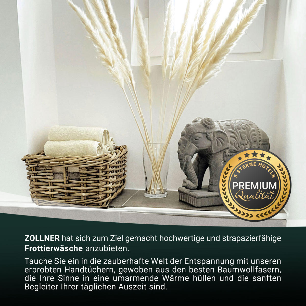 SEIFTÜCHER, 10er-Set, 30x30 cm, 100% Baumwolle, Braun - Creme, Textil (30/30cm) - Zollner