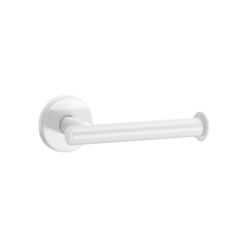 WC-PAPIERHALTER 1 Rolle Edelstahl pulverbeschichtet weiß - Weiß, Metall (8/6/16cm) - Delabie