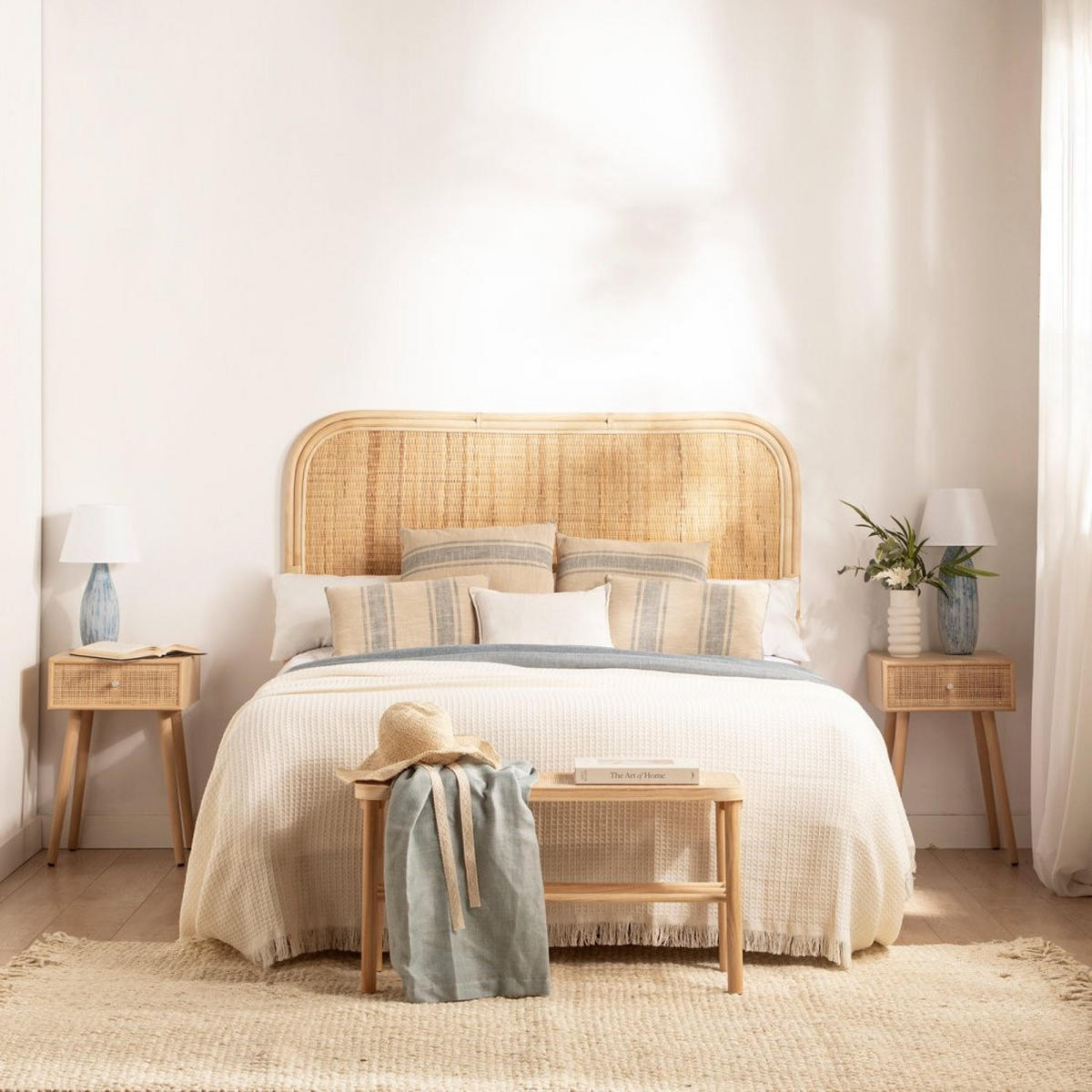 NACHTTISCH MIT 1 SCHUBLADE Lisa Natürlich 40 cm x 61 cm - Naturfarben, Holzwerkstoff (40/61/36cm)