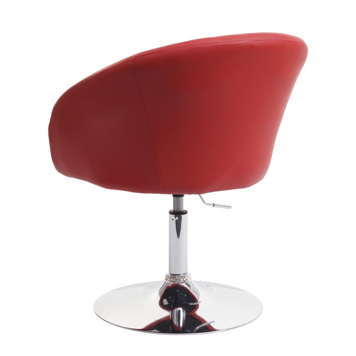 ESSZIMMERSTUHL Rot 6er-Set - Rot, Textil (59/90/60cm) - MCW